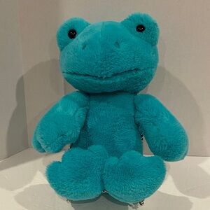 Build-A-Bear Toadally Teal Full Size Plush Frog Retired Rare 2022
